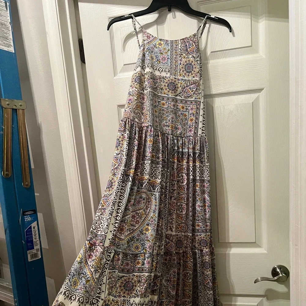 Floral Spaghetti-Strap Sundress- Medium - Picture 5 of 10